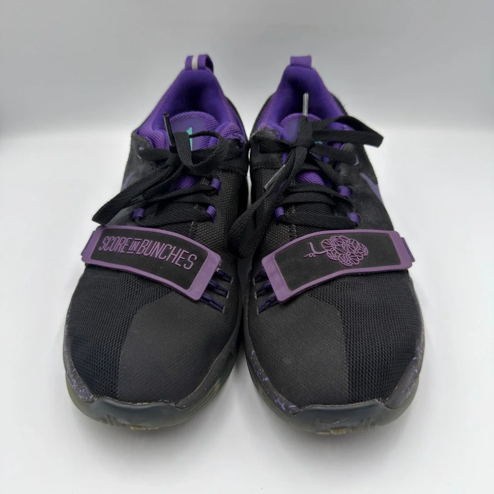 Nike PG 1 Score In Bunches Black Court Purple Basketball Shoes 880304-097 7Y